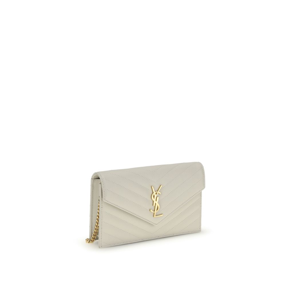 Saint Laurent Beige Calf Leather Bos Taurus Wallet - Image 2