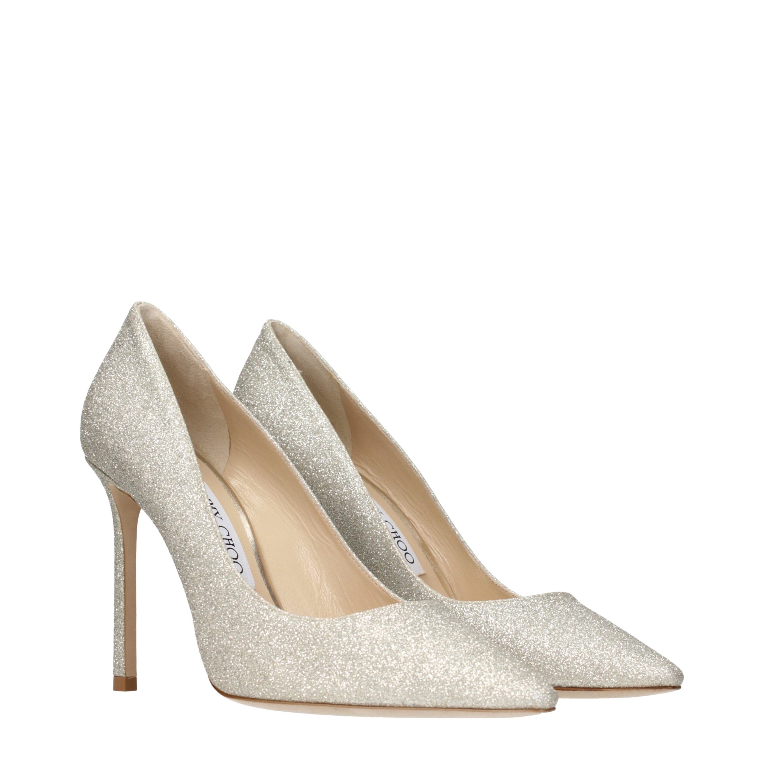 Jimmy Choo Gold Plastic High Heel Pumps - Image 2