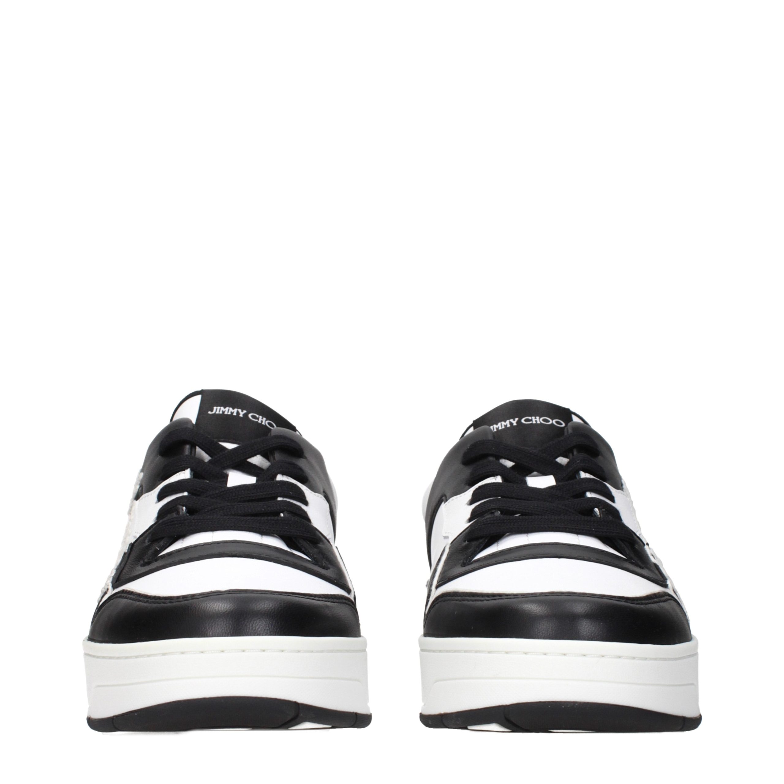 Jimmy Choo Black Leather Sneakers - Image 3