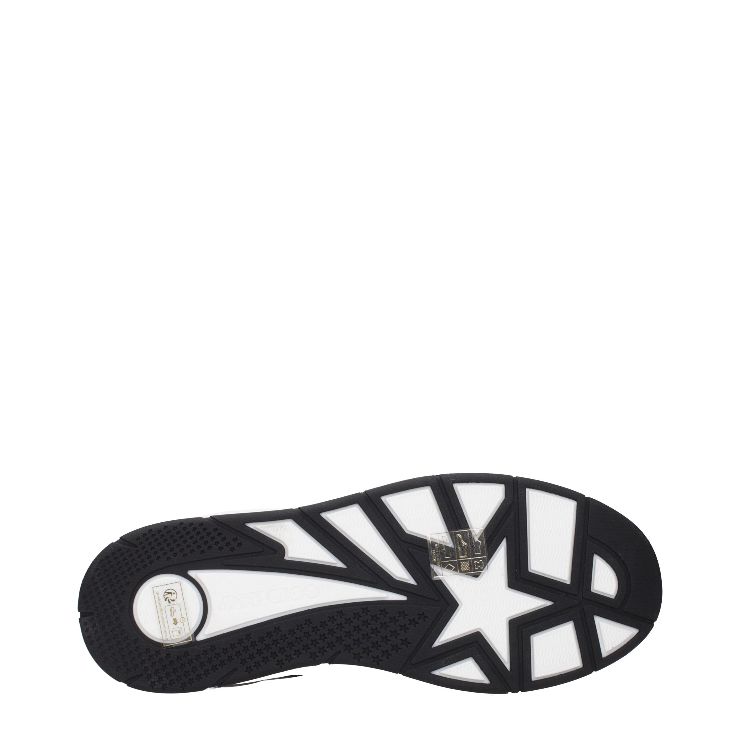 Jimmy Choo Black Leather Low Top Sneakers - Image 5