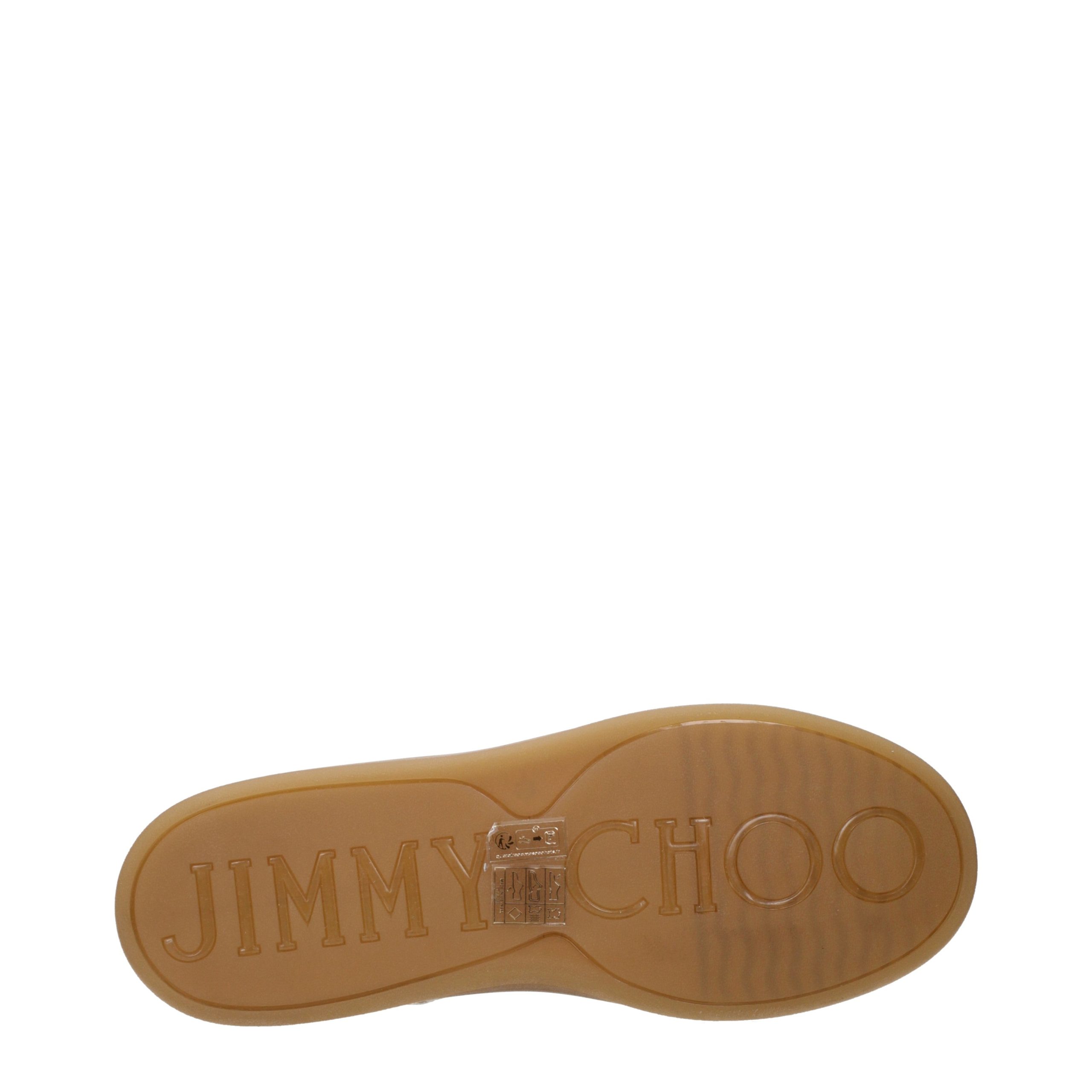 Jimmy Choo Beige Leather Sneakers - Image 5