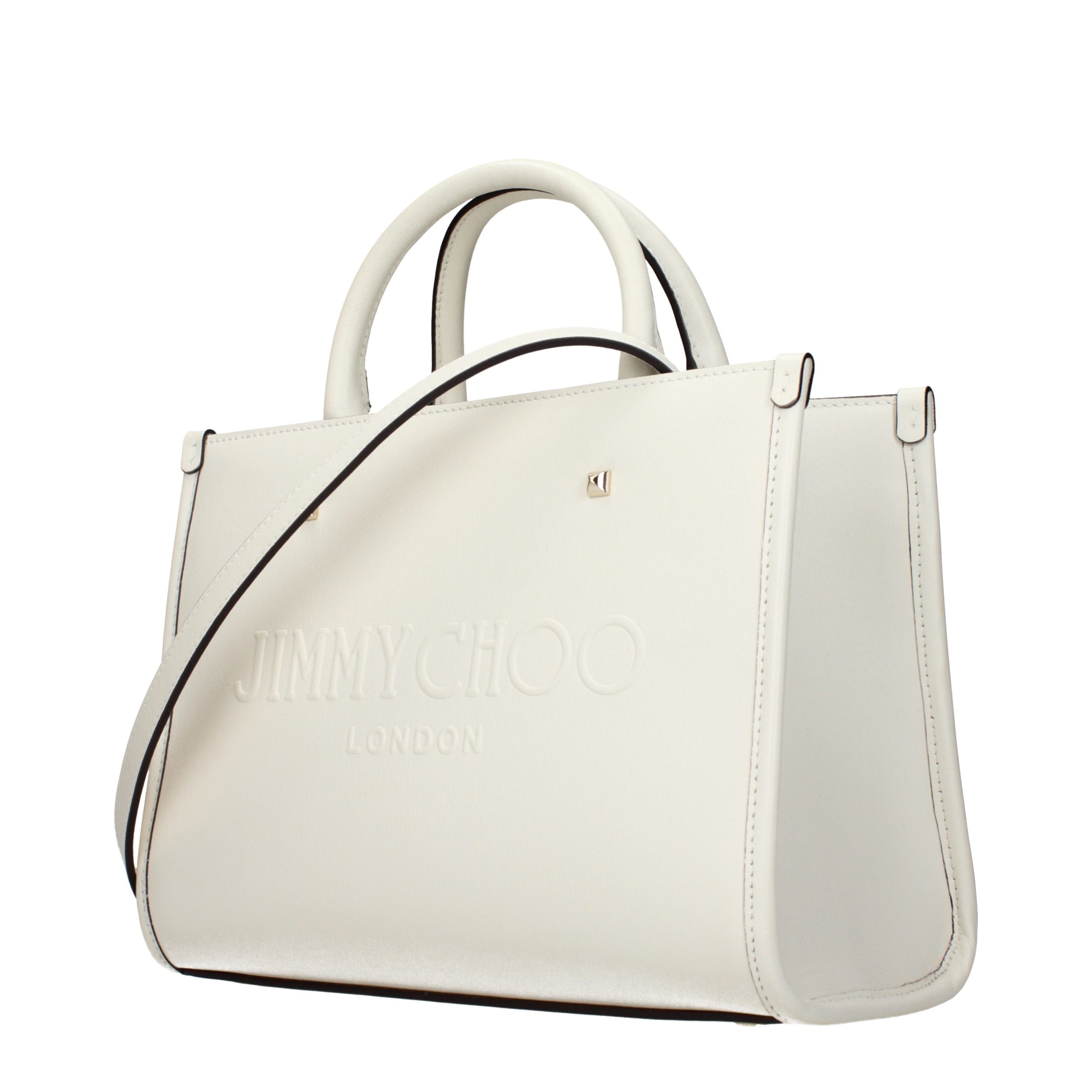 Jimmy Choo White Leather Handbag - Image 2