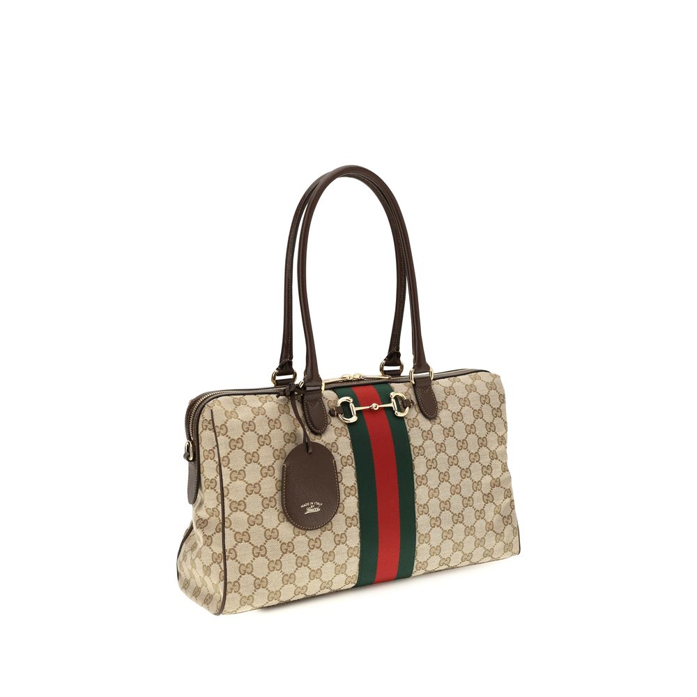 Gucci Beige Fabric Handbag - Image 2