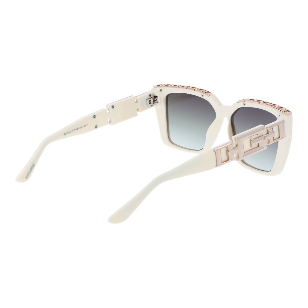 Guess White Plastic Sunglasses - Image 3