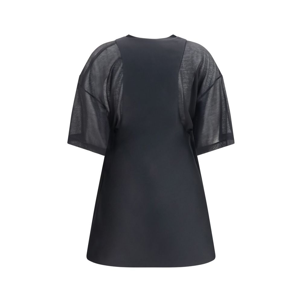 Balenciaga Black Wool Oves Aries Casual Dress - Image 2