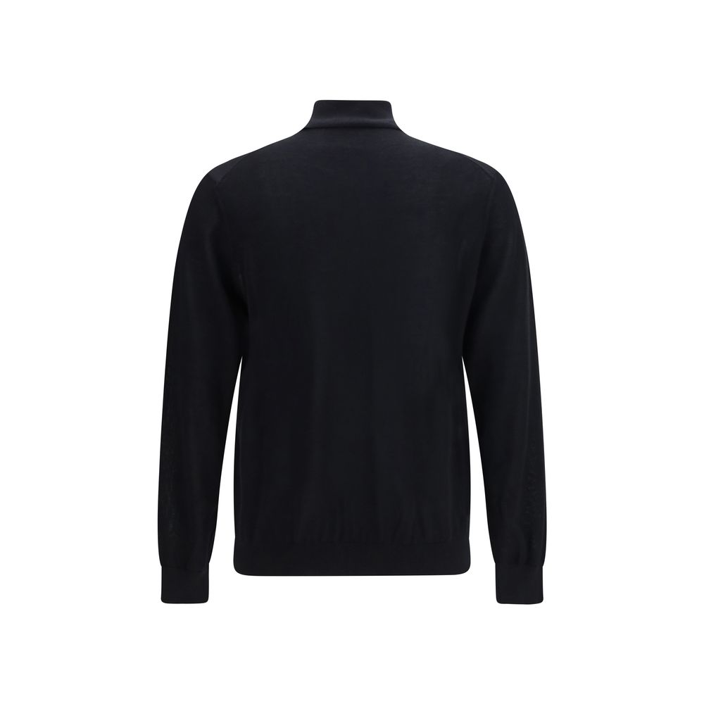 Giorgio Armani Black Cashmere Sweater - Image 2