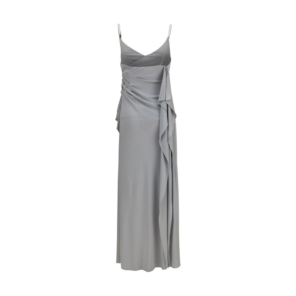 Versace Gray Viscose Casual Dress - Image 2