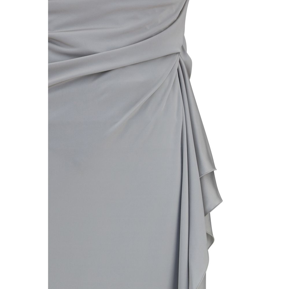 Versace Gray Viscose Casual Dress - Image 3
