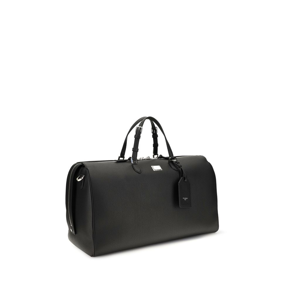 Dolce & Gabbana Black Calf Leather Bos Taurus Luggage And Travel - Image 2