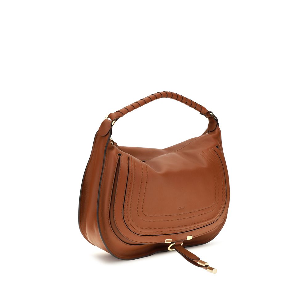 ChloƩ Brown Calf Leather Bos Taurus Shoulder Bag - Image 2