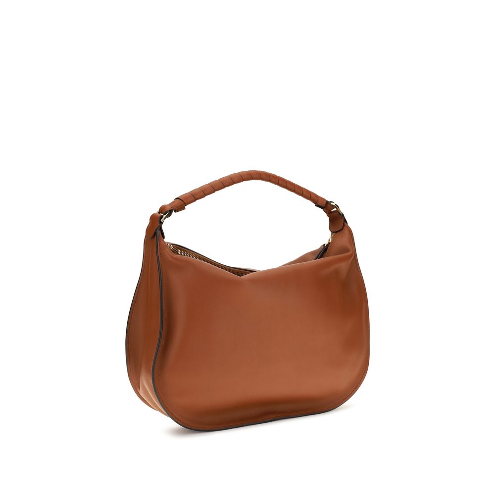 ChloƩ Brown Calf Leather Bos Taurus Shoulder Bag - Image 3