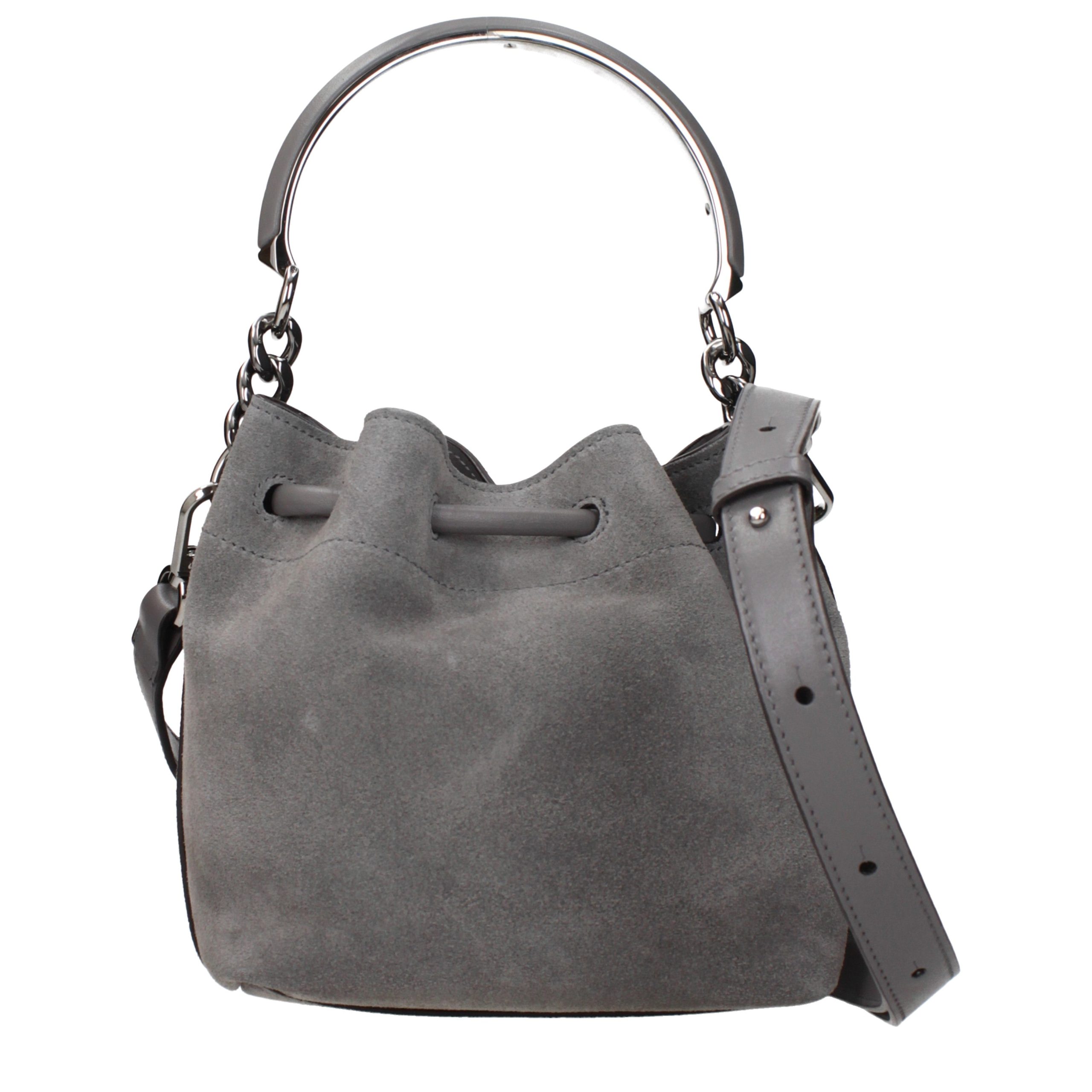 Jimmy Choo Gray Leather Handbag - Image 3