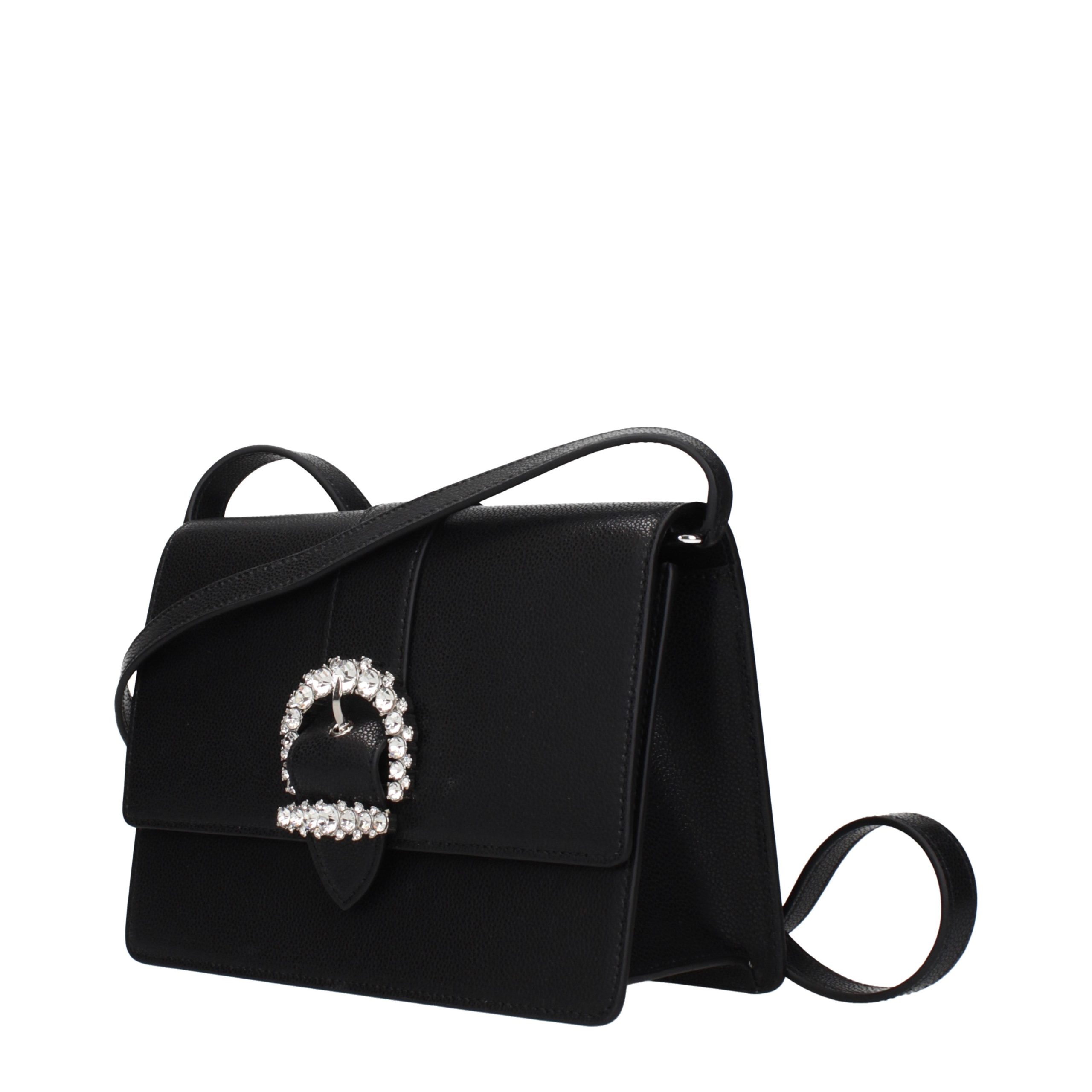 Jimmy Choo Black Leather Crossbody Bag - Image 2