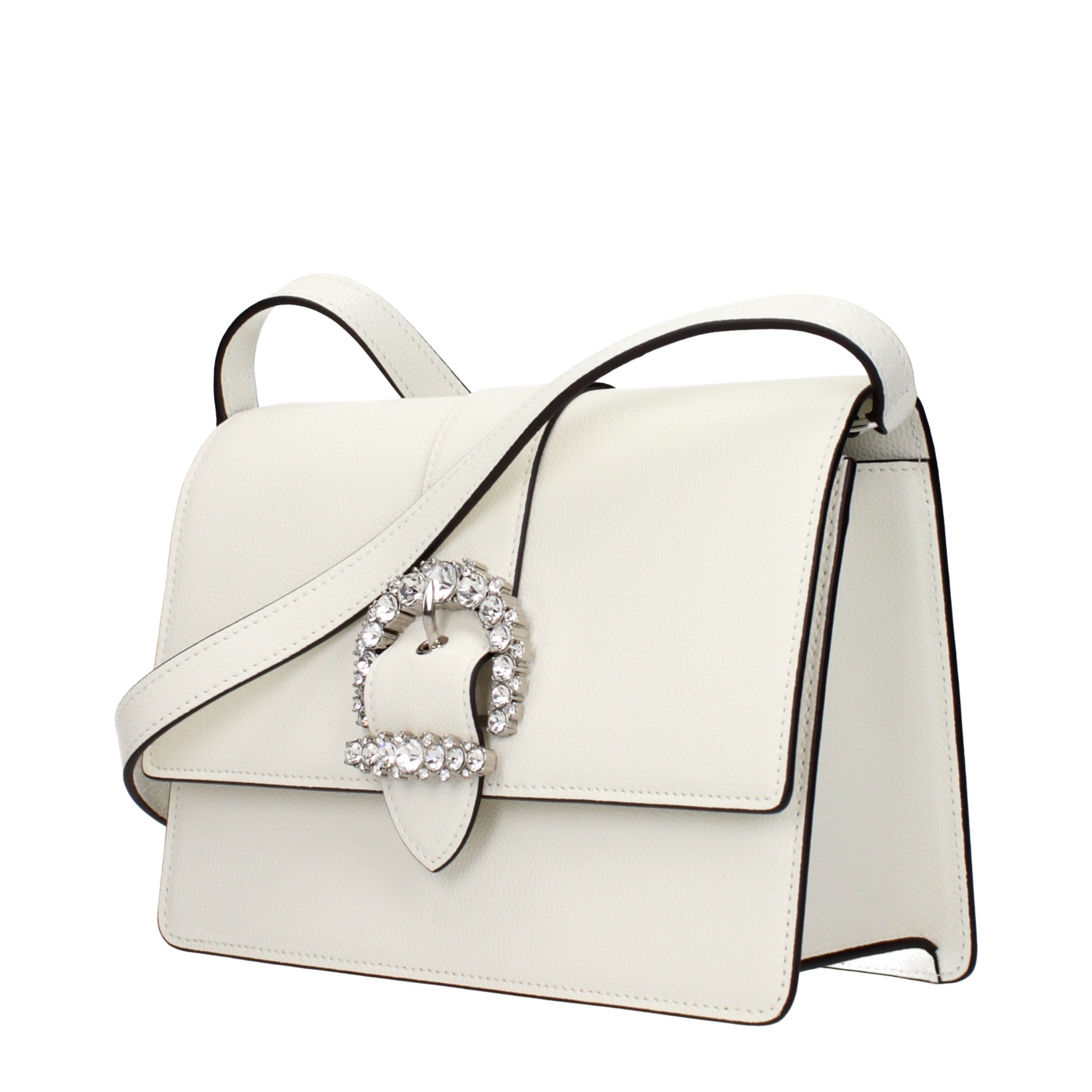 Jimmy Choo White Leather Crossbody Bag - Image 2