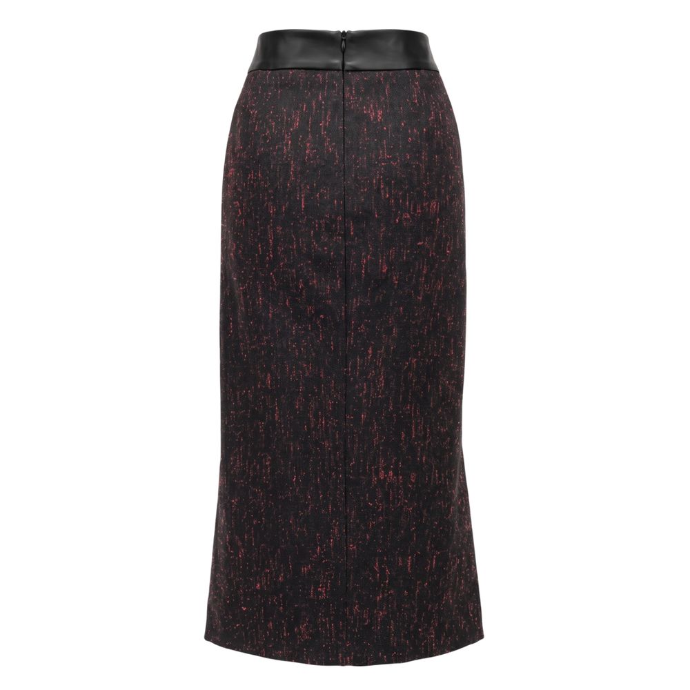 Trussardi Black Wool Women Skirt - Image 3