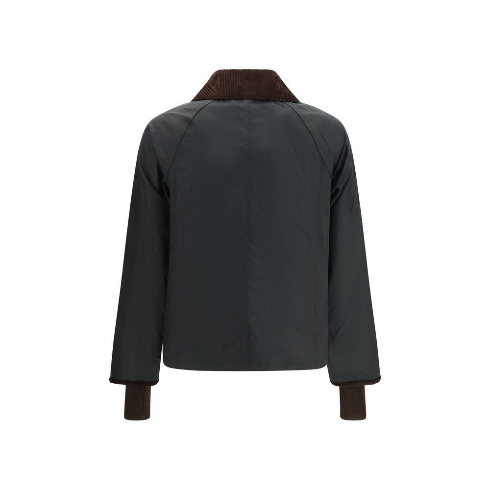 Barbour Bicolor Cotton Full-Length Jacket - Image 2