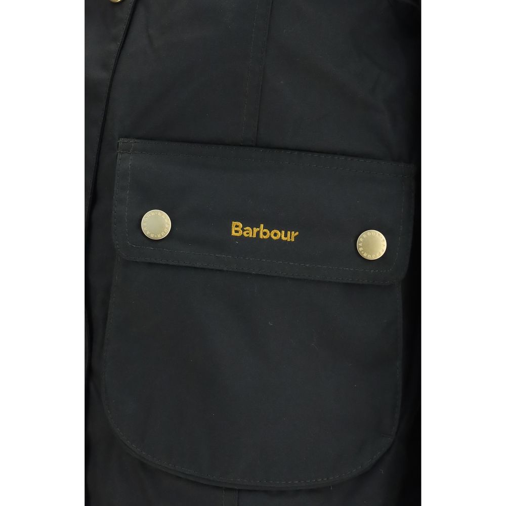 Barbour Bicolor Cotton Full-Length Jacket - Image 3