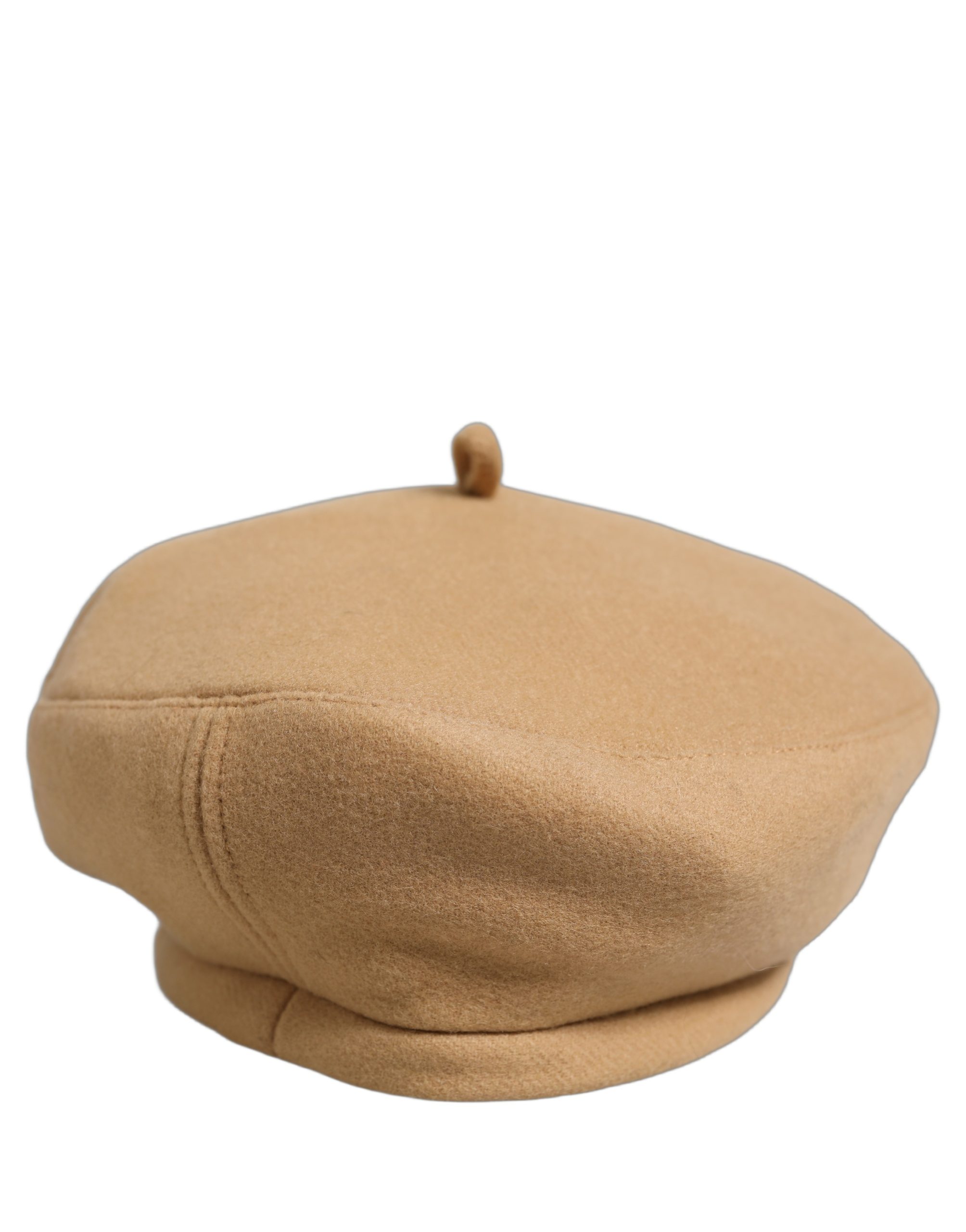 Dolce & Gabbana Beige Wool French Style Beret Capello Hat - Image 3