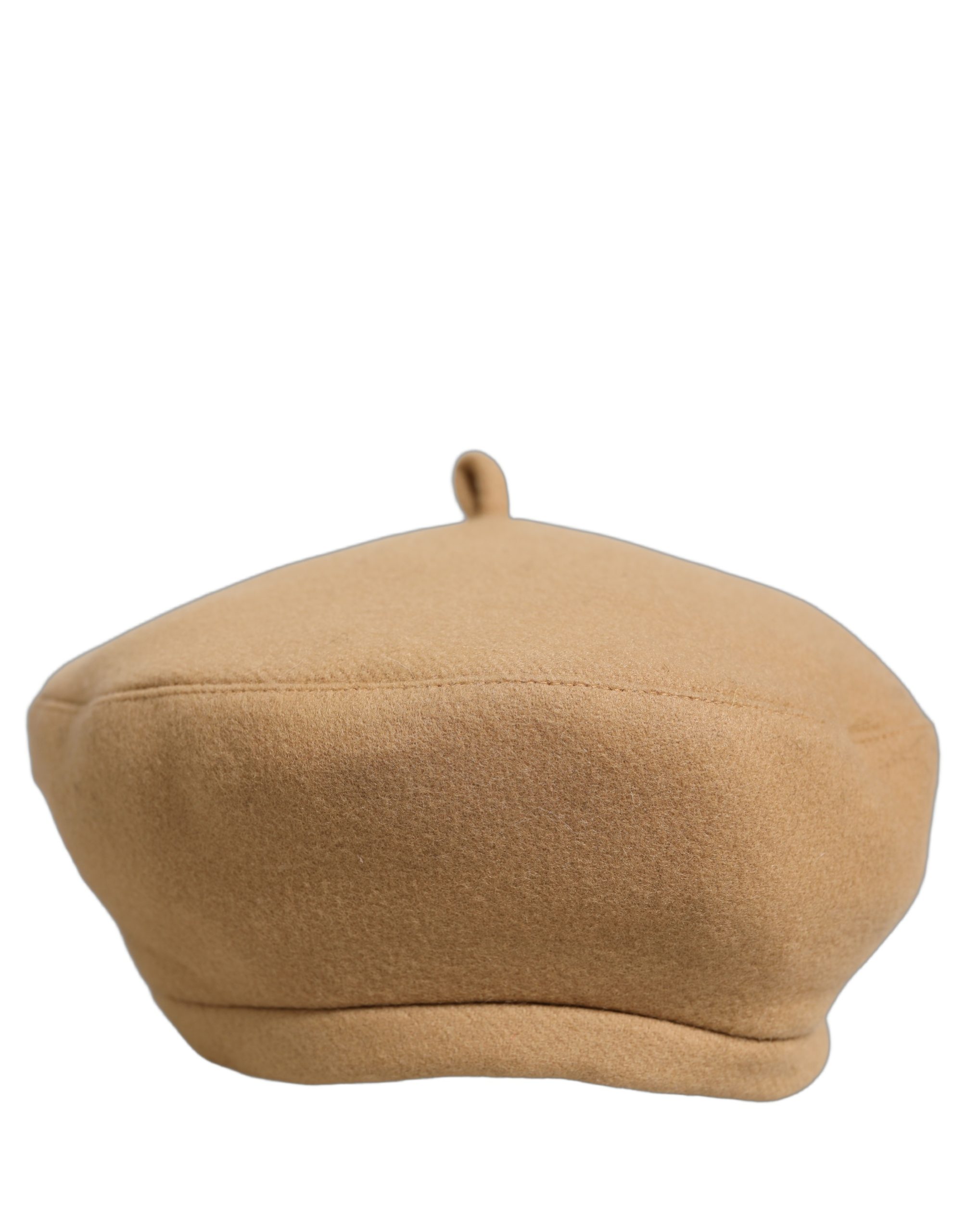 Dolce & Gabbana Beige Wool French Style Beret Capello Hat - Image 4