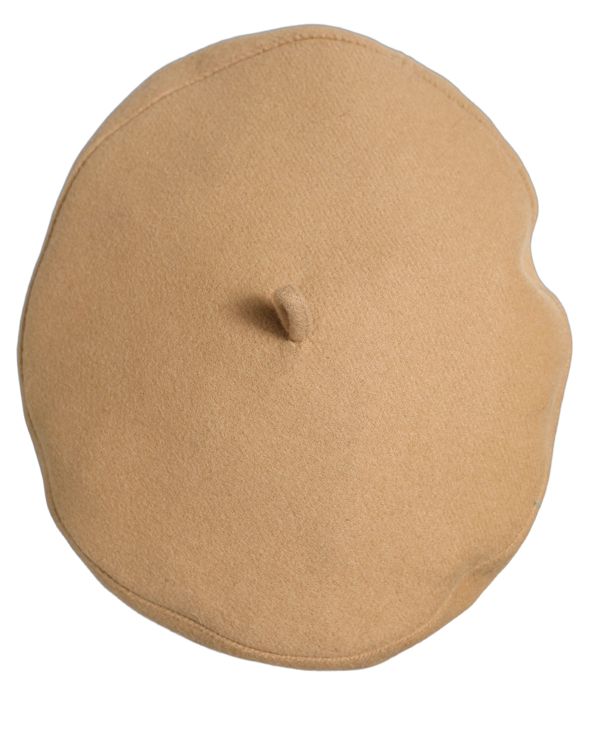 Dolce & Gabbana Beige Wool French Style Beret Capello Hat - Image 5