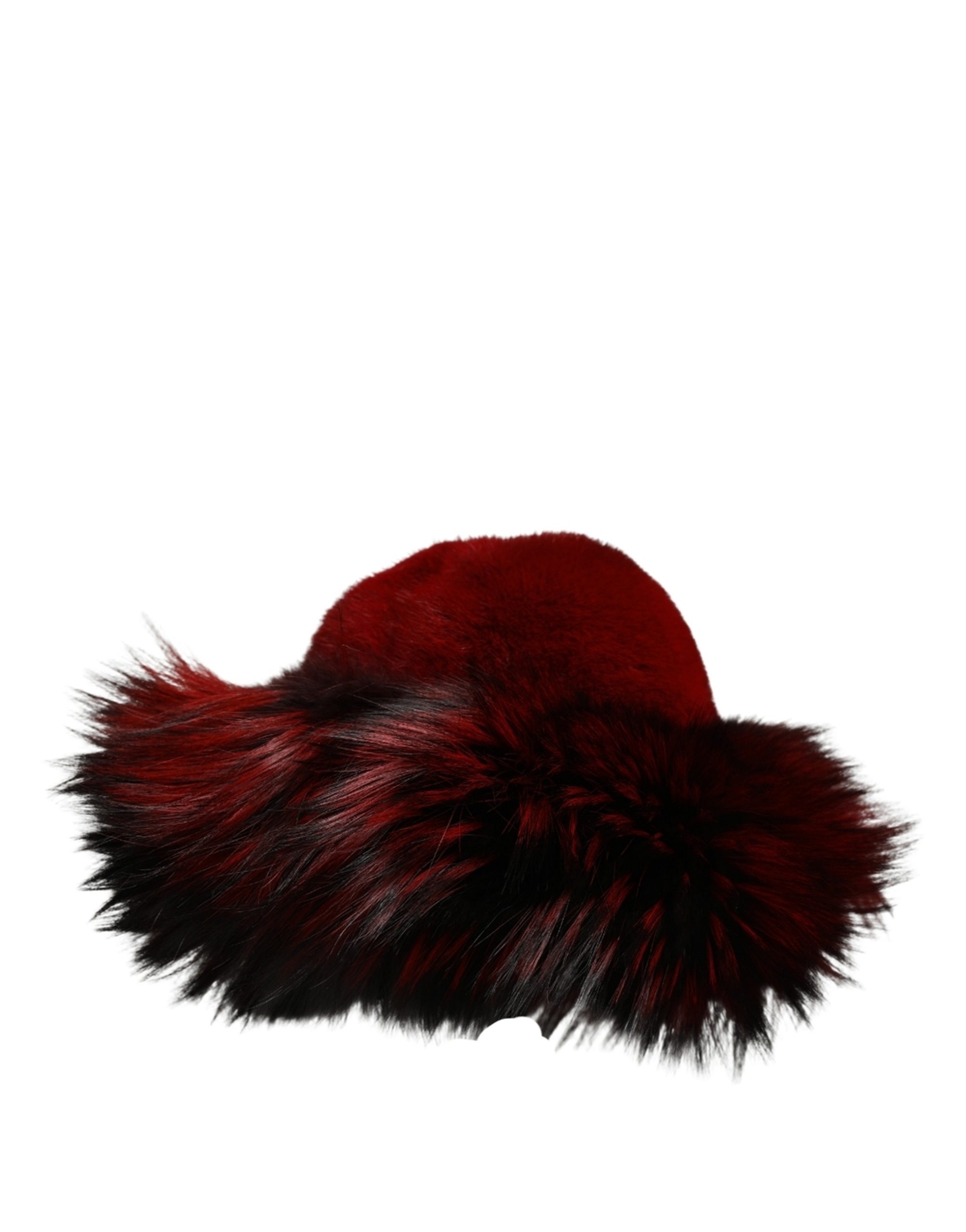 Dolce & Gabbana Red Fox Mink Fur Womens Bucket Capello Hat - Image 2