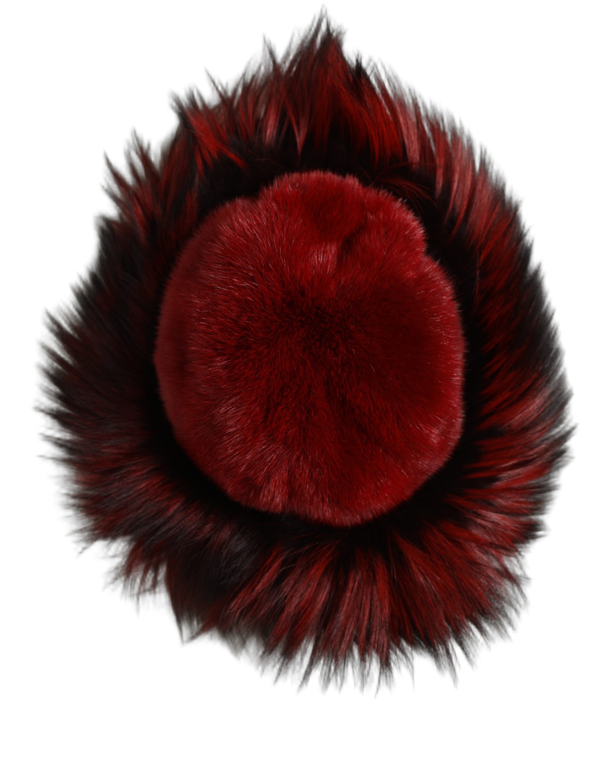 Dolce & Gabbana Red Fox Mink Fur Womens Bucket Capello Hat - Image 5