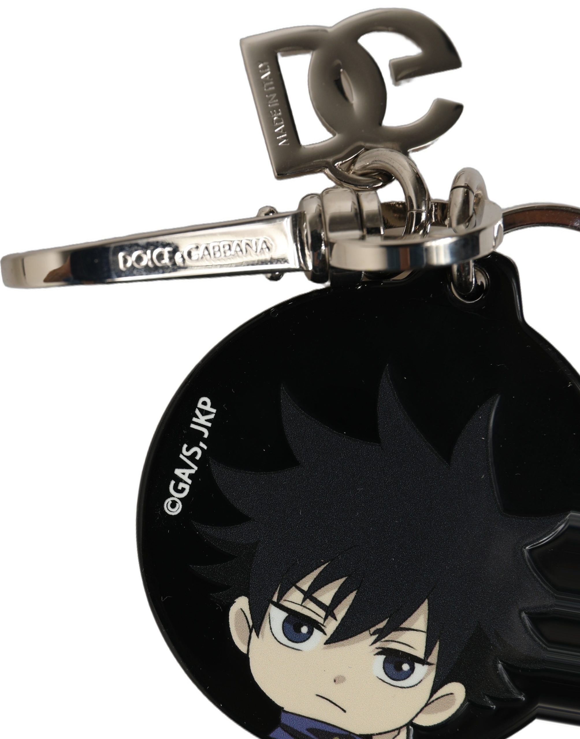 Dolce & Gabbana Black Fushiguro Megumi Charm Metal Keychain Keyring - Image 5