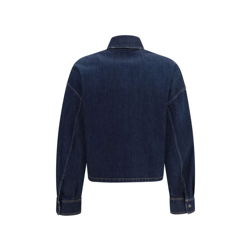 Prada Blue Cotton Denim Jacket - Image 2