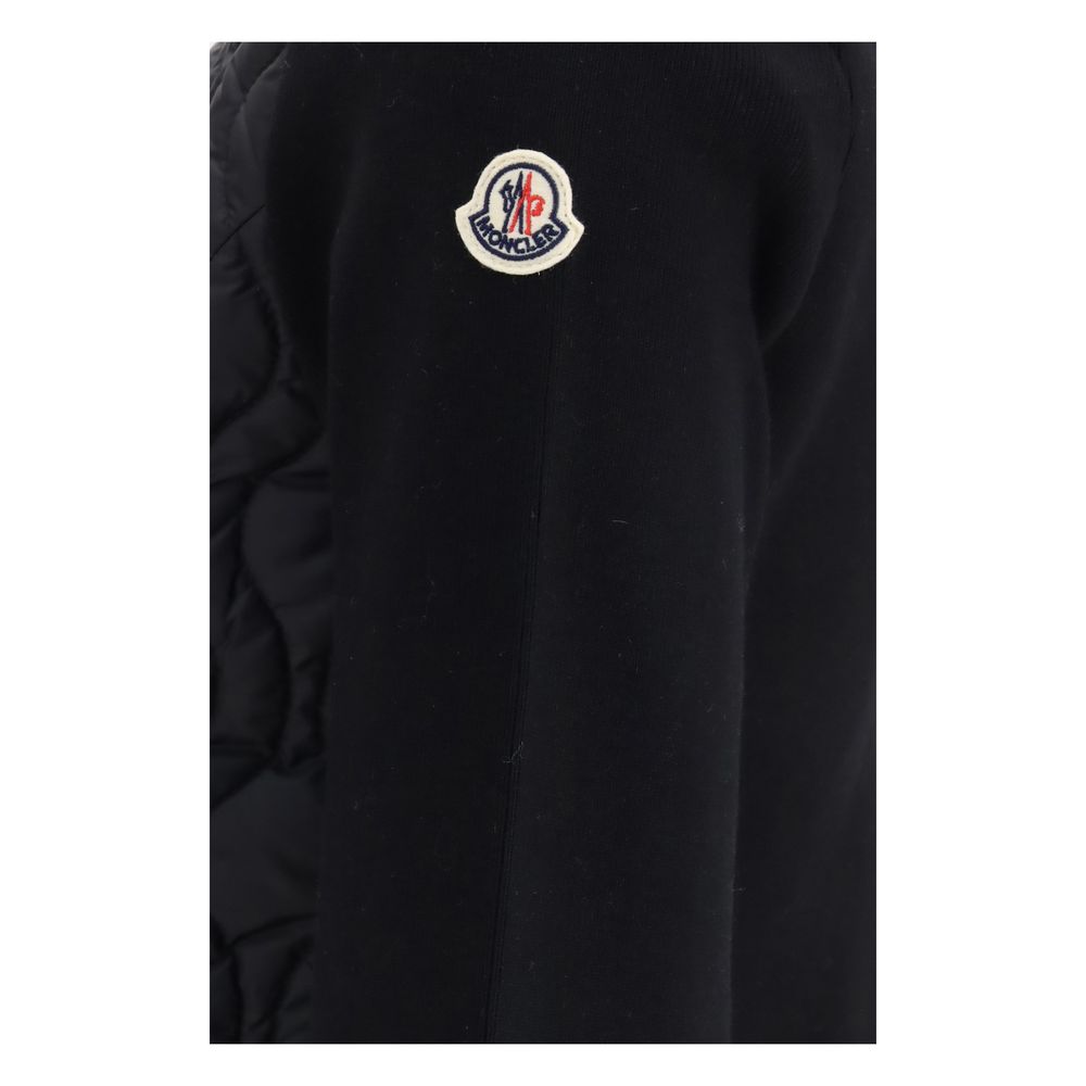 Moncler Black Cotton Shell Jacket - Image 3