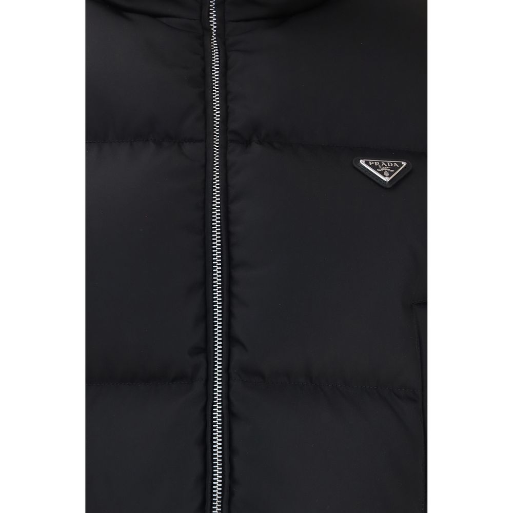Prada Black Goose Down Full-Length Jacket - Image 3