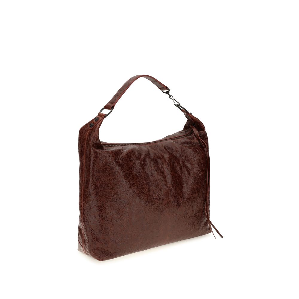 Balenciaga Bordeaux Lamb Ovis Aries Shoulder Bag - Image 3