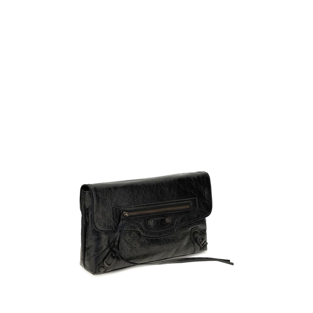 Balenciaga Black Lamb Ovis Aries Aries Clutch Bag - Image 2