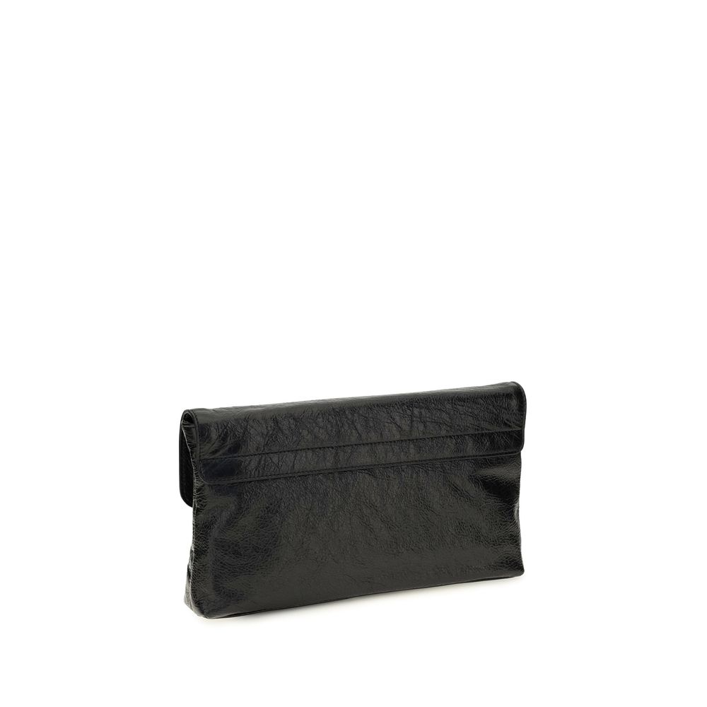 Balenciaga Black Lamb Ovis Aries Aries Clutch Bag - Image 3