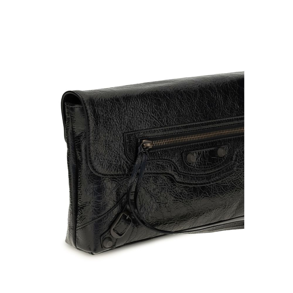 Balenciaga Black Lamb Ovis Aries Aries Clutch Bag - Image 4