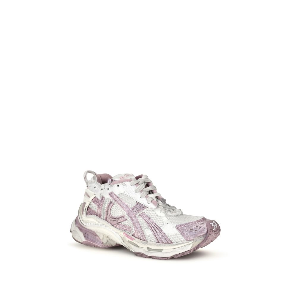 Balenciaga Purple Polyester Athletic Sneakers - Image 2
