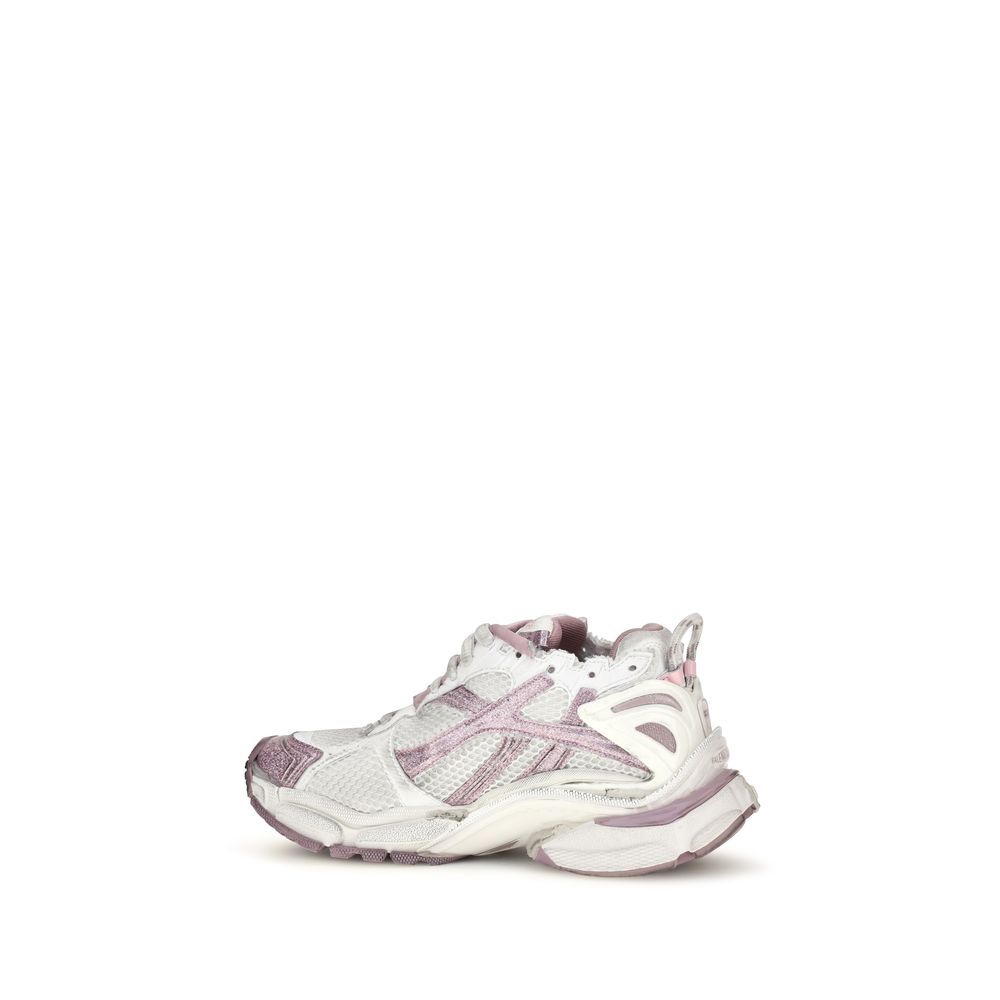 Balenciaga Purple Polyester Athletic Sneakers - Image 3