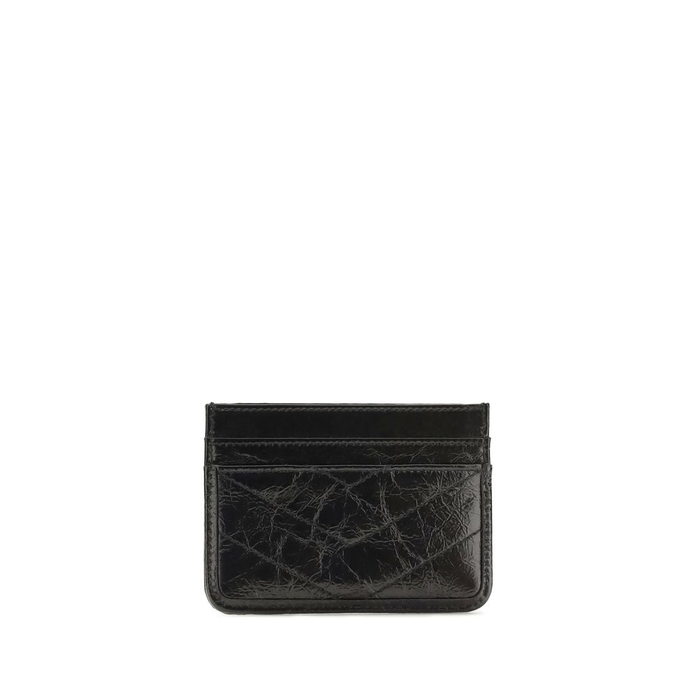 Saint Laurent Black Calf Leather Bos Taurus Wallet - Image 2