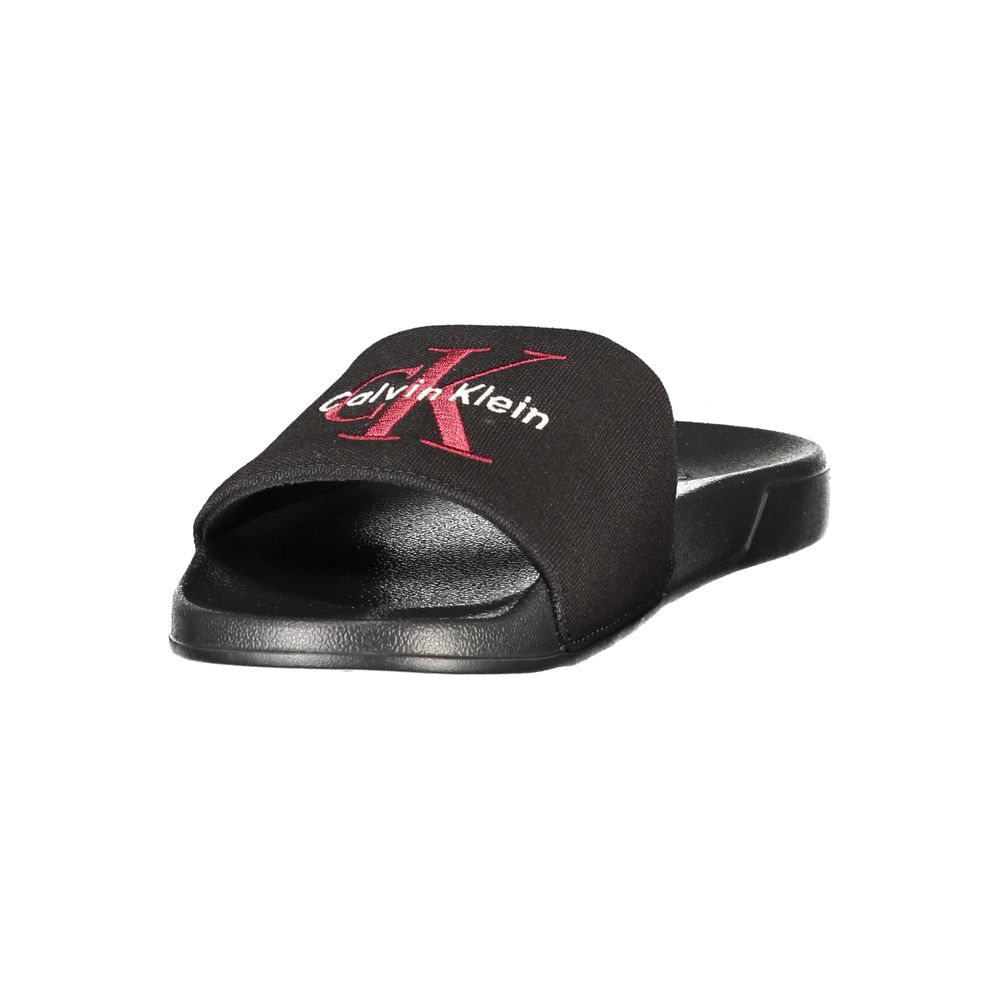 Calvin Klein Black Polyester Men's Slipper - Image 3