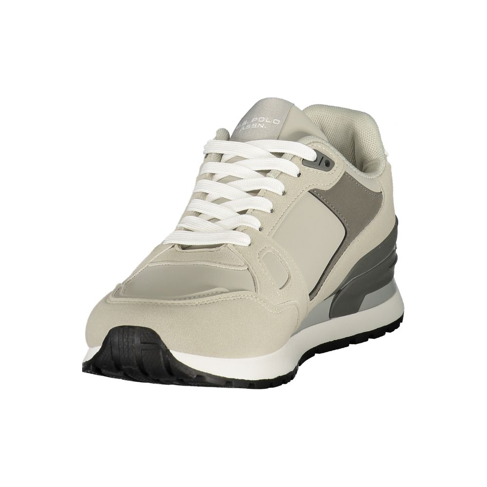 U.S. POLO ASSN. Grey Polyurethane Men's Sneaker - Image 3