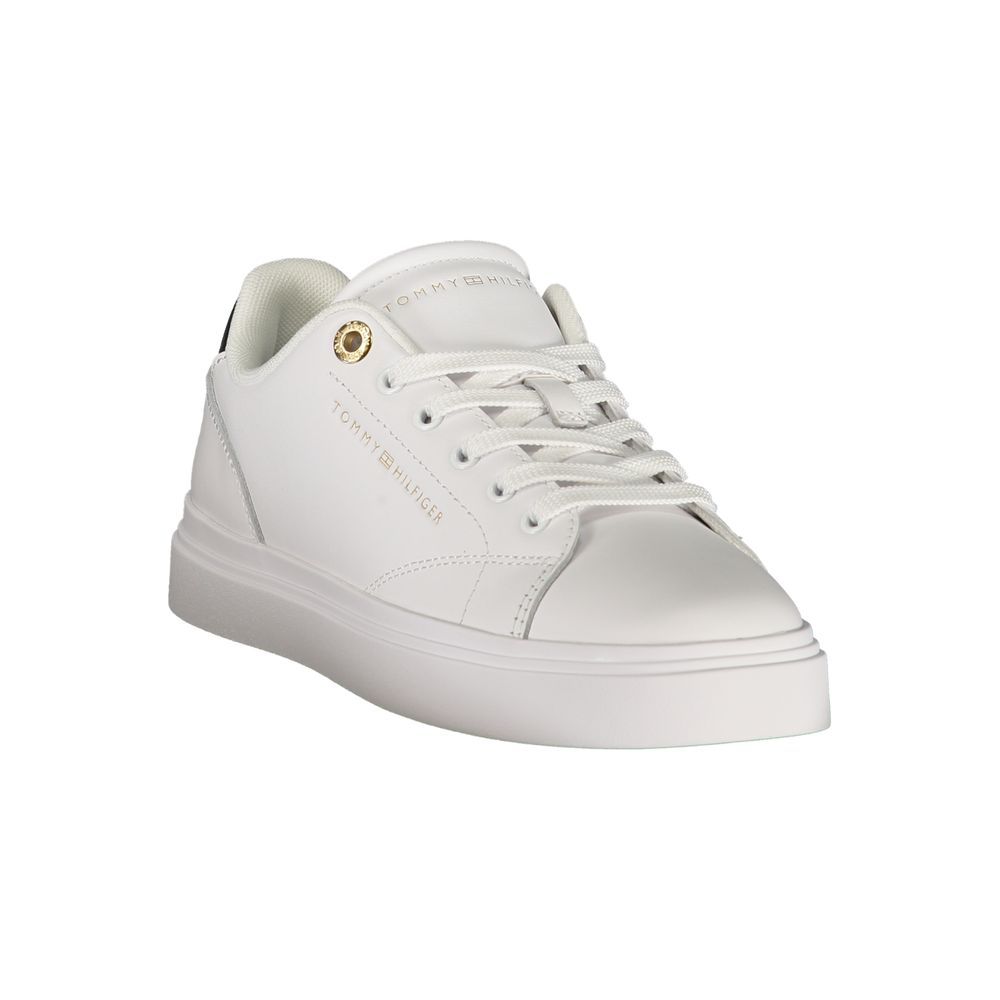Tommy Hilfiger Bianco Polyurethane Women's Sneaker - Image 2