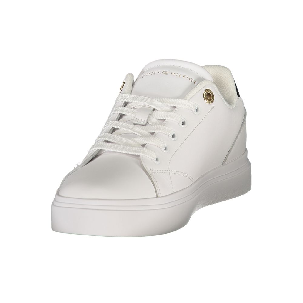 Tommy Hilfiger Bianco Polyurethane Women's Sneaker - Image 3
