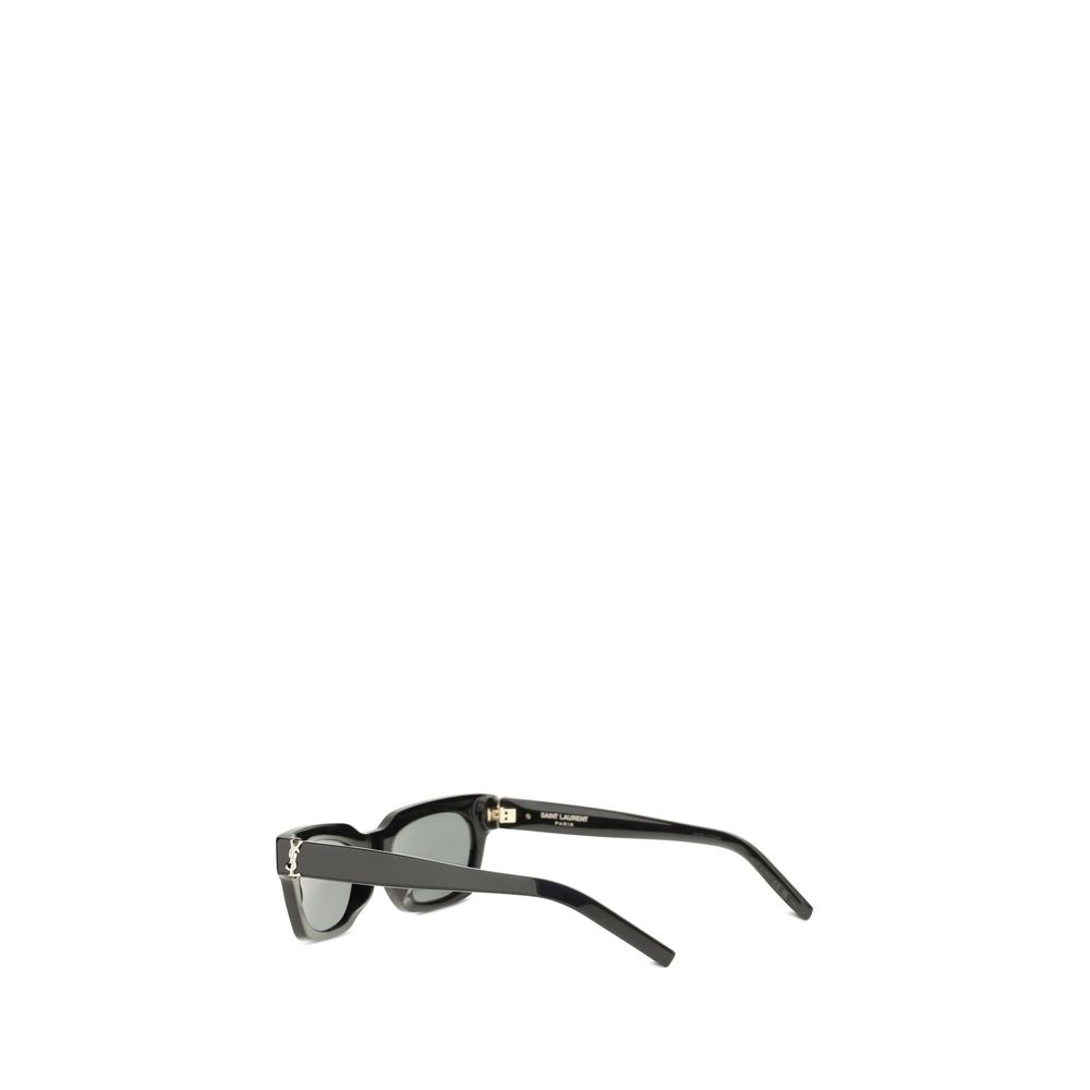 Saint Laurent Black Acetate Sunglasses - Image 3