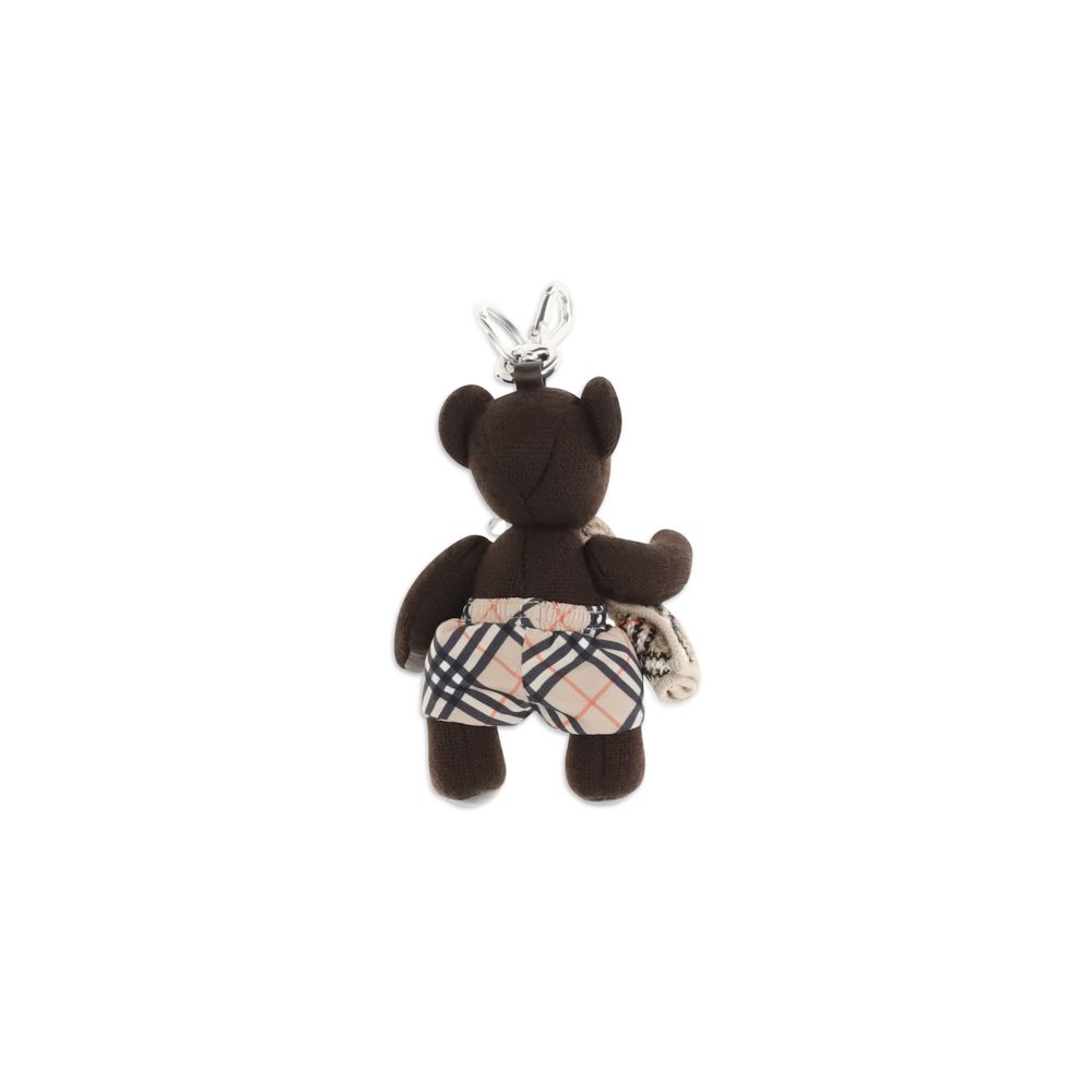 Burberry Brown Wool Oves Aries Keychain - Image 2