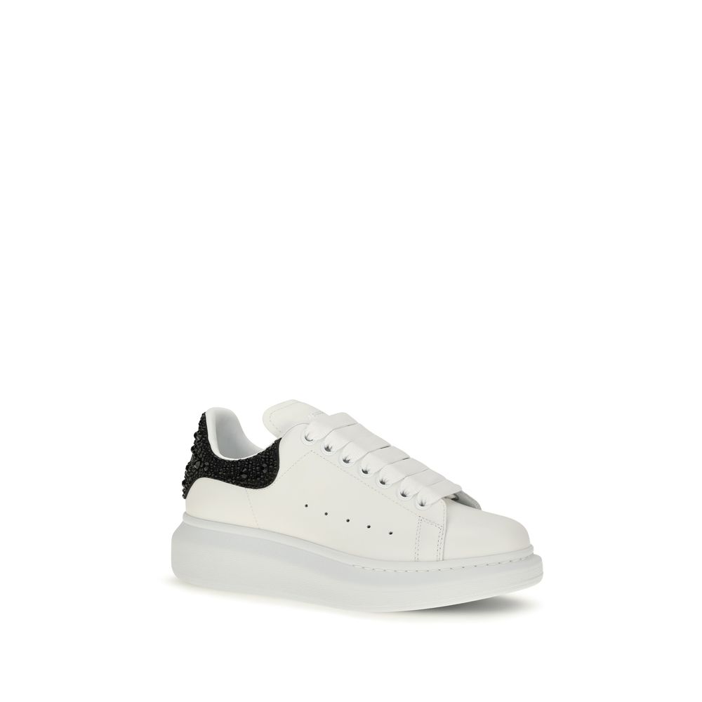Alexander McQueen White Calf Leather Bos Taurus Chunky Sneakers - Image 2