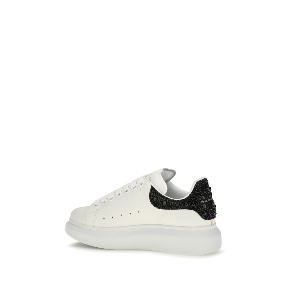 Alexander McQueen White Calf Leather Bos Taurus Chunky Sneakers - Image 3