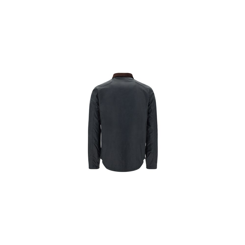 Barbour Black Cotton Full-Length Jacket - Image 2