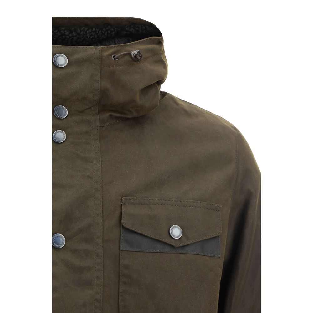 Barbour Bicolor Cotton Shell Jacket - Image 3