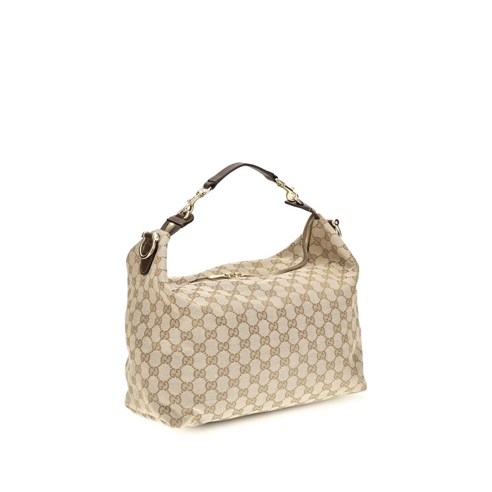 Gucci Beige Fabric Shoulder Bag - Image 2