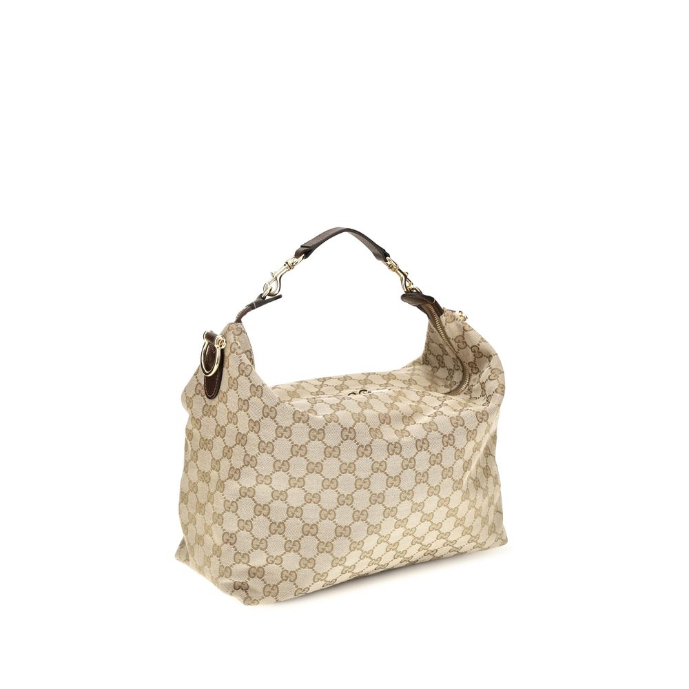 Gucci Beige Fabric Shoulder Bag - Image 3