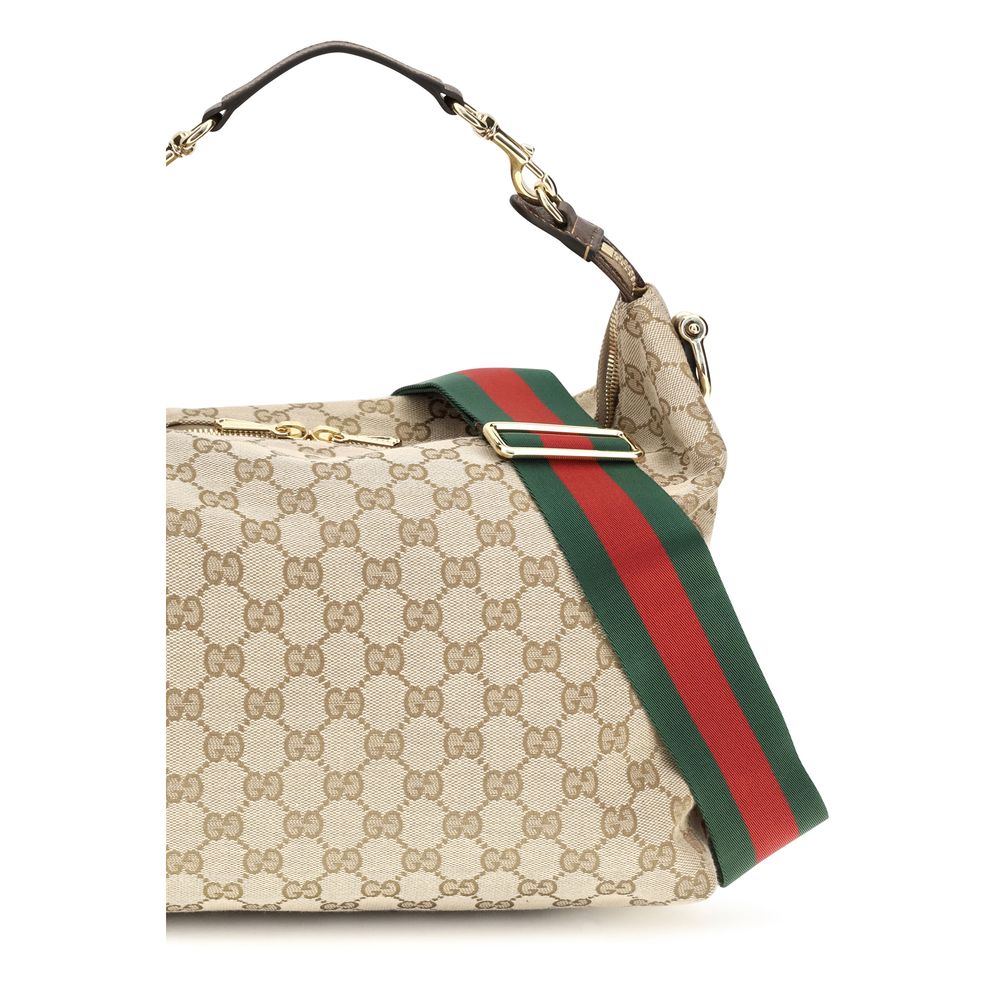 Gucci Beige Fabric Shoulder Bag - Image 4